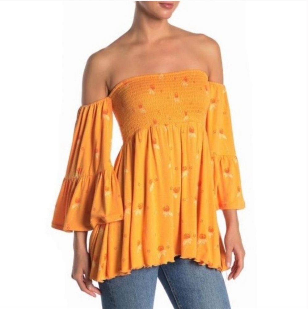 NWOT Free People Lana Off Shoulder Tunic in Small